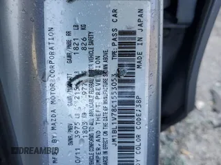 2012 Mazda 3 i Touring с VIN JM1BL1V78C1553053, выставлен на аукционе Copart как лот 60194585 с пробегом 188 718 миль миль и Списание • Salvage title. История ставок и продаж доступна на DreamBid. Изображение 12.