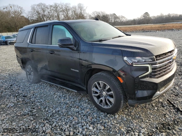 2021 Chevrolet Tahoe LT with VIN 1GNSCNKD8MR147897, listed as a Copart auction lot 43267805 with 65,743 mi miles and Salvage Title. Bid and sale history available at carsss.com. Image 4.
