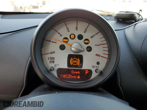 2014 MINI Countryman S with VIN WMWZC3C59EWT00838, listed as a Copart auction lot 53608055 with 114,520 mi miles and Non Repairable. Bid and sale history available at DreamBid. Image 9.
