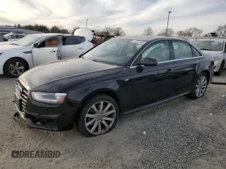 2014 Audi A4 Premium with VIN WAUBFAFL9EN034654, listed as a Copart auction lot 47323195 with 85,765 mi miles and Salvage Title. Bid and sale history available at carsss.com. Image 1.