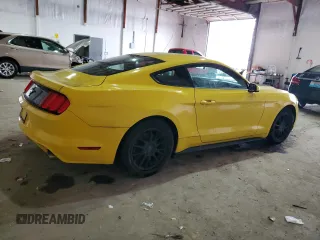2017 Ford Mustang V6 with VIN 1FA6P8AM7H5322273, listed as a Copart auction lot 47840935 with 38,551 mi miles and Clean Title. Bid and sale history available at carsss.com. Image 3.