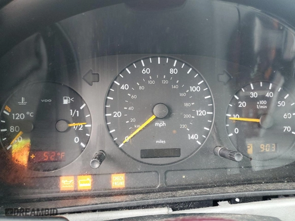 2000 Mercedes-Benz M-Class with VIN 4JGAB54E8YA214902, listed as a Copart auction lot 46238825 with 0 mi miles and Salvage Title. Bid and sale history available at carsss.com. Image 9.