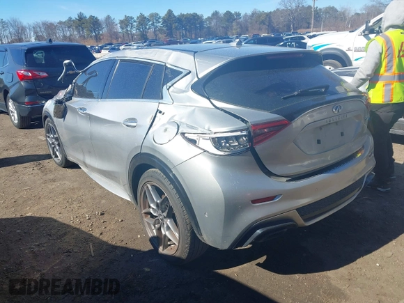 2017 Infiniti QX30 Sport with VIN SJKCH5CP8HA021984, listed as a IAAI auction lot 41668505 with 115,704 mi miles and . Bid and sale history available at DreamBid. Image 3.