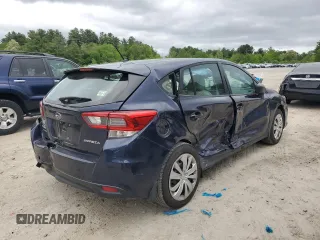2020 Subaru Impreza with VIN 4S3GTAB60L3723072, listed as a Copart auction lot 58801595 with 28,685 mi miles and Salvage title. Bid and sale history available at DreamBid. Image 3.