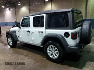 2023 Jeep Wrangler Sport with VIN 1C4HJXDN8PW671759, listed as a Copart auction lot 85697544 with 32,745 mi miles and Clean Title. Bid and sale history available at DreamBid. Image 2.