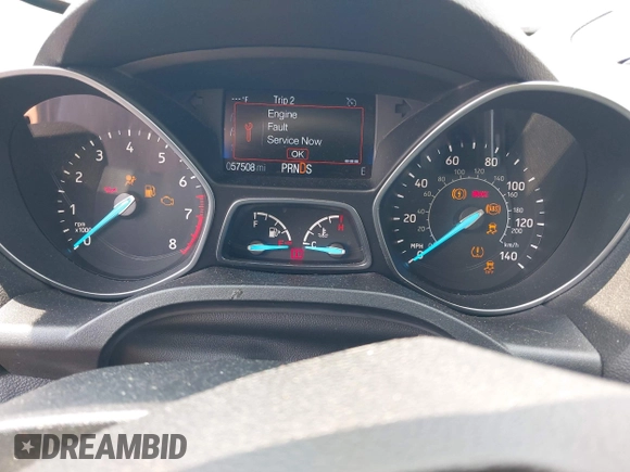 2018 Ford Escape S with VIN 1FMCU0F7XJUA46298, listed as a IAAI auction lot 42441527 with 57,508 mi miles and . Bid and sale history available at DreamBid. Image 7.