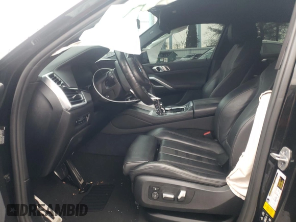 2021 BMW X6 xDrive40i with VIN 5UXCY6C00M9G43276, listed as a Copart auction lot 83149214 with 0 mi miles and Salvage Title. Bid and sale history available at carsss.com. Image 7.