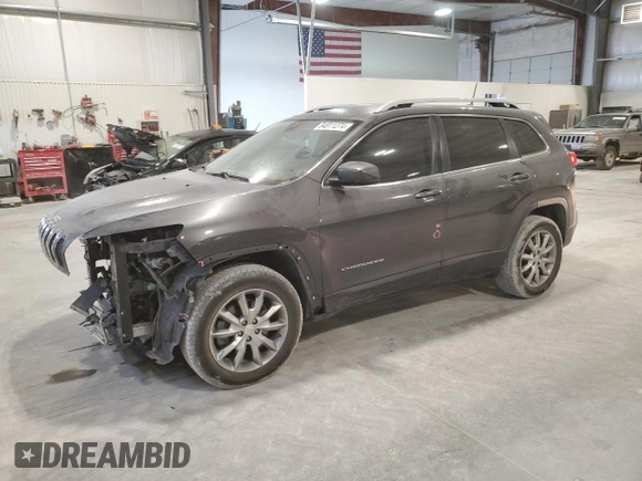 2018 Jeep Cherokee Limited z VIN 1C4PJMDB7JD505848, wystawiony jako Copart lot #84811274 z przebiegiem 82 924 mil mil oraz Szkoda całkowita • Salvage title. Historia ofert i sprzedaży dostępna na DreamBid. Obrazek 1.