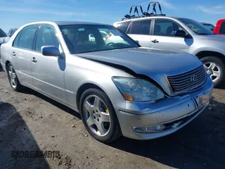 2005 Lexus LS 430 z VIN JTHBN36F555019840, wystawiony jako IAAI lot #41427719 z przebiegiem 131 267 mil mil oraz . Historia ofert i sprzedaży dostępna na DreamBid. Obrazek 1.