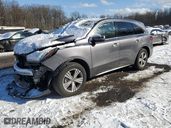 2020 Acura MDX with VIN 5J8YD4H30LL058353, listed as a Copart auction lot 88729175 with 21,975 mi miles and Salvage Title. Bid and sale history available at carsss.com. Image 1.