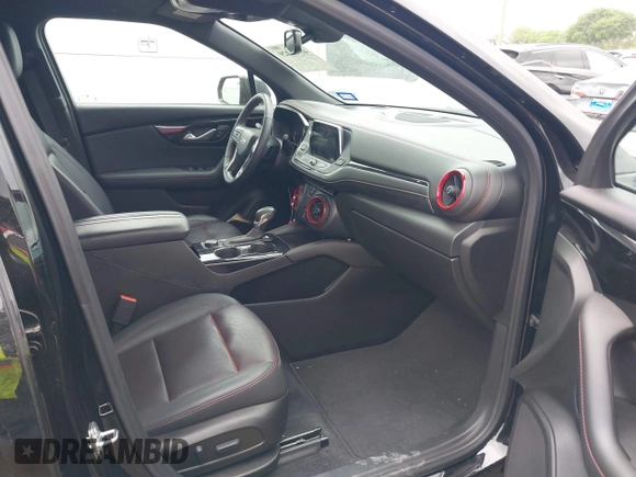 2022 Chevrolet Blazer RS with VIN 3GNKBERS7NS176667, listed as a IAAI auction lot 41935429 with 29,837 mi miles and . Bid and sale history available at DreamBid. Image 5.