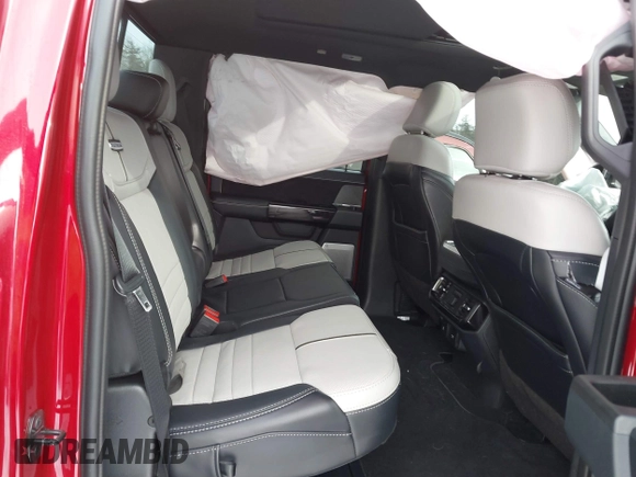 2023 Ford F-150 Lightning Pro with VIN 1FT6W1EV2PWG16485, listed as a IAAI auction lot 41496664 with 7,171 mi miles and . Bid and sale history available at DreamBid. Image 8.