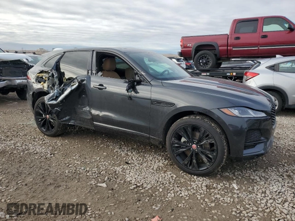 2023 Jaguar F-Pace S z VIN SADCJ2EX4PA710409, wystawiony jako Copart lot #45755115 z przebiegiem 17 083 mil mil oraz Szkoda całkowita • Salvage title. Historia ofert i sprzedaży dostępna na DreamBid. Obrazek 4.