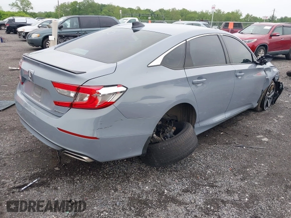 2021 Honda Accord Sport with VIN 1HGCV1F38MA099805, listed as a IAAI auction lot 42251724 with 78,645 mi miles and . Bid and sale history available at DreamBid. Image 4.