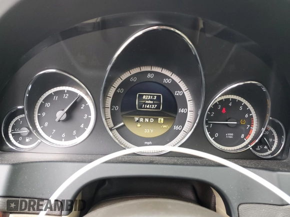 2012 Mercedes-Benz E 350 with VIN WDDKJ5KBXCF157883, listed as a Copart auction lot 88347005 with 114,137 mi miles and Salvage Title. Bid and sale history available at DreamBid. Image 9.