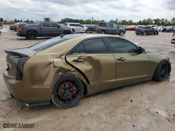 2014 Cadillac ATS Performance with VIN 1G6AC5SX8E0125941, listed as a Copart auction lot 64499334 with 94,525 mi miles and Salvage Title. Bid and sale history available at carsss.com. Image 3.