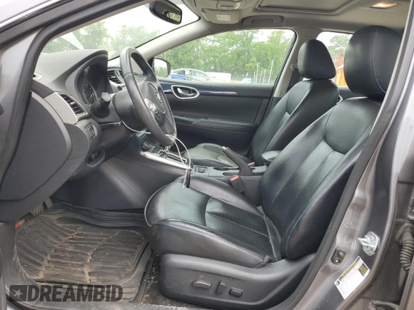 2017 Nissan Sentra SR with VIN 3N1AB7AP9HY237576, listed as a Copart auction lot 58853165 with 93,720 mi miles and Salvage title. Bid and sale history available at DreamBid. Image 7.