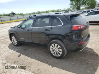 2018 Jeep Cherokee Overland with VIN 1C4PJMJX5JD525872, listed as a Copart auction lot 53783655 with 112,396 mi miles and Salvage title. Bid and sale history available at DreamBid. Image 2.