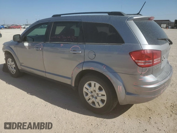 2018 Dodge Journey SE with VIN 3C4PDCAB2JT257475, listed as a Copart auction lot 50885395 with 88,850 mi miles and Salvage Title. Bid and sale history available at DreamBid. Image 2.