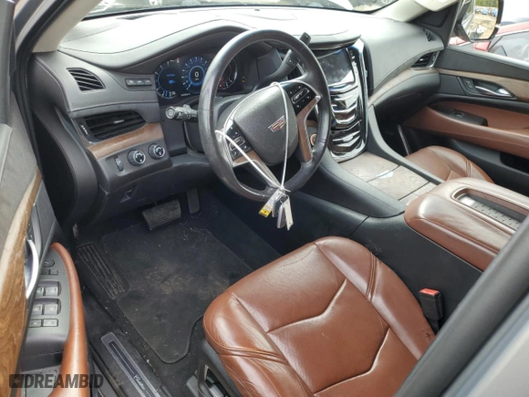2017 Cadillac Escalade Premium Luxury with VIN 1GYS4CKJ6HR255175, listed as a Copart auction lot 71528754 with 107,626 mi miles and Salvage Title. Bid and sale history available at carsss.com. Image 8.