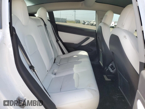 2019 Tesla Model 3 Long Range with VIN 5YJ3E1EB2KF195120, listed as a Copart auction lot 53129415 with 81,071 mi miles and Salvage Title. Bid and sale history available at DreamBid. Image 10.