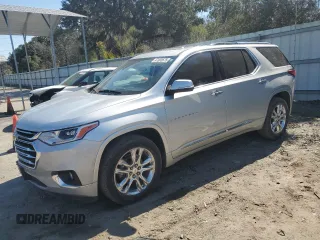 2018 Chevrolet Traverse High Country with VIN 1GNEVKKW9JJ282680, listed as a Copart auction lot 47005675 with 102,651 mi miles and Salvage Title. Bid and sale history available at carsss.com. Image 1.