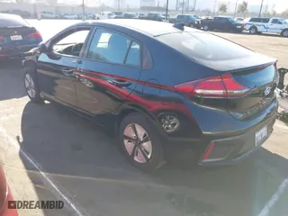 2019 Hyundai Ioniq Hybrid Blue with VIN KMHC65LC7KU111411, listed as a IAAI auction lot 41631240 with 95,944 mi miles. Bid and sale history available at carsss.com. Image 3.