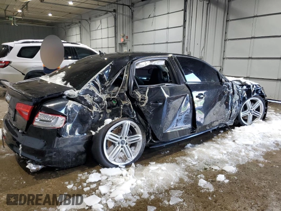 2014 Audi S4 Premium Plus with VIN WAUDGAFL9EA049975, listed as a Copart auction lot 44577865 with 138,743 mi miles and Salvage Title. Bid and sale history available at carsss.com. Image 3.