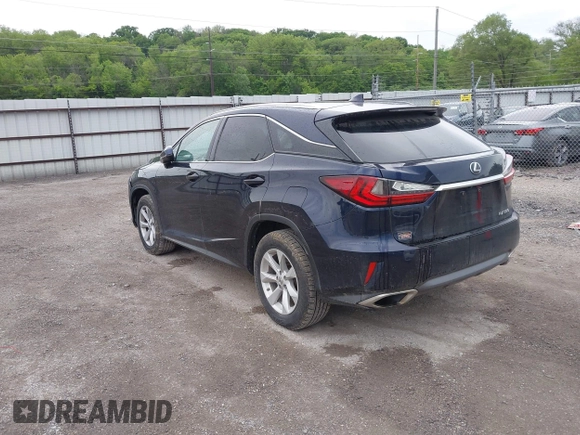 2016 Lexus RX 350 with VIN 2T2BZMCA1GC012079, listed as a IAAI auction lot 42265304 with 124,861 mi miles and . Bid and sale history available at DreamBid. Image 3.