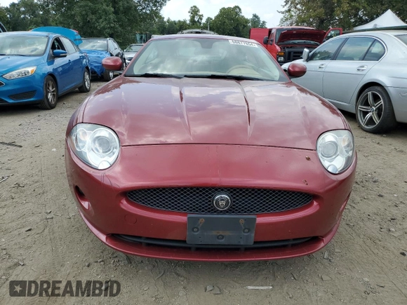 2008 Jaguar XK with VIN SAJWA43B285B24446, listed as a Copart auction lot 70429864 with 101,545 mi miles and Non Repairable. Bid and sale history available at carsss.com. Image 5.