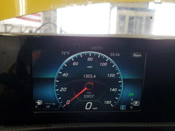 2020 Mercedes-Benz CLA 250 with VIN WDD5J4GB6LN059245, listed as a Copart auction lot 53980555 with 53,927 mi miles and Salvage Title. Bid and sale history available at DreamBid. Image 9.