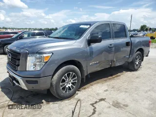 2023 Nissan Titan SV с VIN 1N6AA1ED7PN100903, выставлен на аукционе Copart как лот 61767755 с пробегом 42 076 миль миль и Списание • Salvage title. История ставок и продаж доступна на DreamBid. Изображение 1.