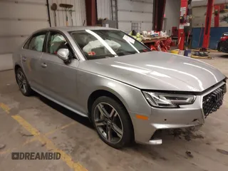 2018 Audi A4 Premium Plus with VIN WAUENAF41JA134435, listed as a IAAI auction lot 41275657 with 1 mi miles. Bid and sale history available at carsss.com. Image 1.