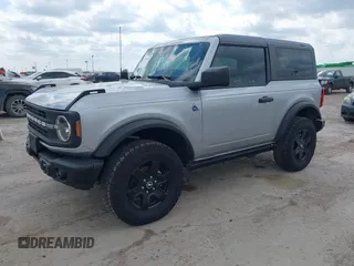 2024 Ford Bronco Black Diamond with VIN 1FMDE1AH6RLA22976, listed as a IAAI auction lot 41781569 with 13,307 mi miles. Bid and sale history available at carsss.com. Image 2.