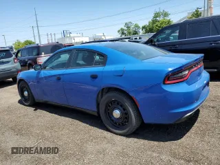 2020 Dodge Charger Police with VIN 2C3CDXKTXLH186782, listed as a Copart auction lot 62149485 with 102,716 mi miles and Clean title. Bid and sale history available at DreamBid. Image 2.