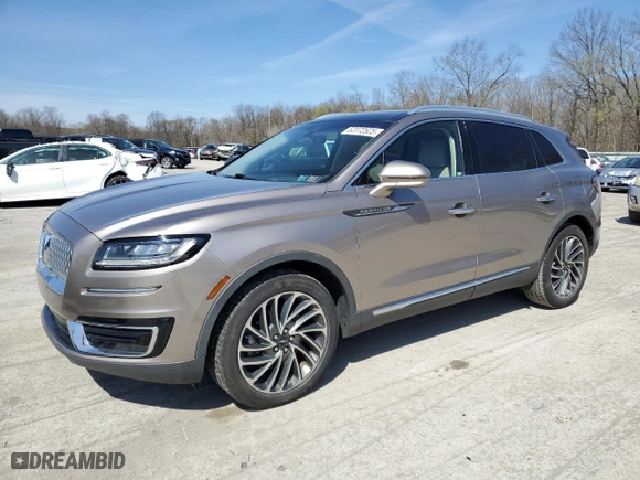 2019 Lincoln Nautilus Reserve with VIN 2LMPJ6L96KBL28372, listed as a Copart auction lot 52372525 with 93,061 mi miles and Clean Title. Bid and sale history available at carsss.com. Image 1.