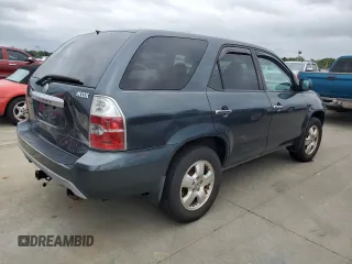 2005 Acura MDX with VIN 2HNYD18295H506247, listed as a Copart auction lot 75089374 with 0 mi miles and Salvage Title. Bid and sale history available at carsss.com. Image 3.