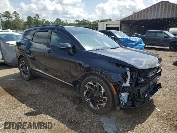 2023 Kia Sportage SX-Prestige with VIN 5XYK53AF8PG104724, listed as a Copart auction lot 57348665 with 17,845 mi miles and Salvage title. Bid and sale history available at DreamBid. Image 4.