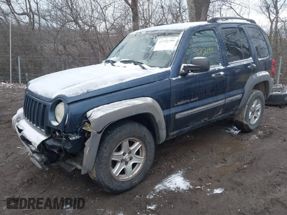 2002 Jeep Liberty Sport with VIN 1J8GL48K32W132617, listed as a IAAI auction lot 41732799 with 202,894 mi miles. Bid and sale history available at carsss.com. Image 6.
