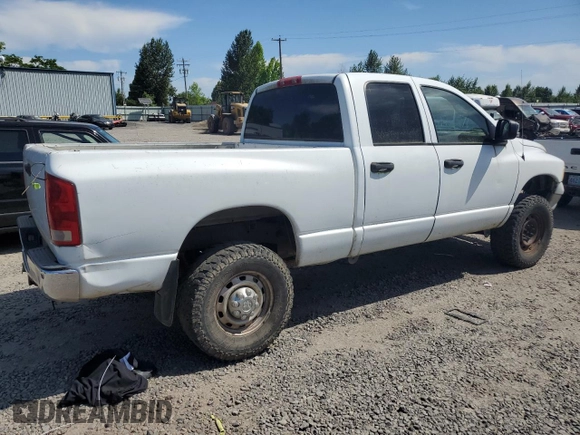 2004 Dodge 2500 SLT z VIN 1D7KU28D14J182331, wystawiony jako Copart lot #60314535 z przebiegiem 133 162 mil mil oraz Czysty tytuł • Clean title. Historia ofert i sprzedaży dostępna na DreamBid. Obrazek 3.