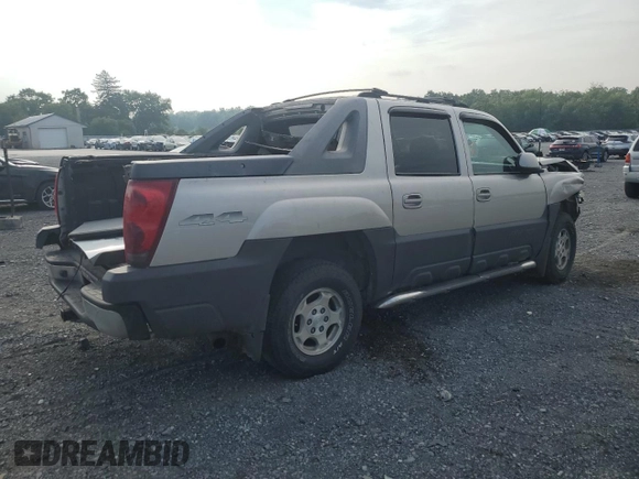 2004 Chevrolet Avalanche Z71 with VIN 3GNEK12T54G235614, listed as a Copart auction lot 78718624 with 187,103 mi miles and Salvage Title. Bid and sale history available at DreamBid. Image 3.