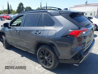 2024 Toyota RAV4 Hybrid XSE with VIN JTME6RFV0RJ041313, listed as a IAAI auction lot 42283581 with 25,096 mi miles and . Bid and sale history available at DreamBid. Image 3.