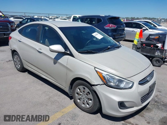 2016 Hyundai Accent SE with VIN KMHCT4AE8GU116955, listed as a IAAI auction lot 42088866 with 111,519 mi miles. Bid and sale history available at carsss.com. Image 1.