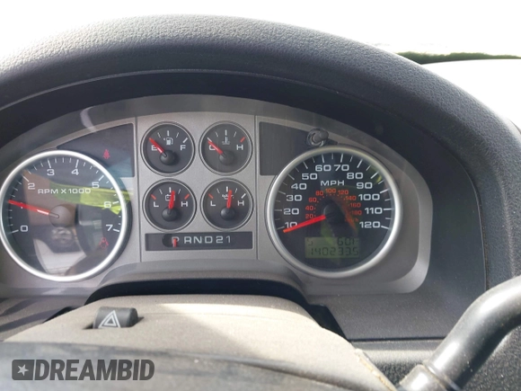 2008 Ford F-150 XLT with VIN 1FTPX14V88FB63980, listed as a IAAI auction lot 42193896 with 140,233 mi miles and . Bid and sale history available at DreamBid. Image 7.