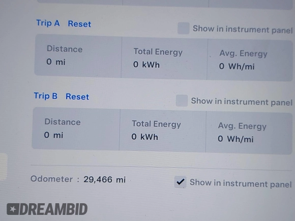 2020 Tesla Model X Long Range with VIN 5YJXCDE2XLF284847, listed as a IAAI auction lot 41595151 with 29,466 mi miles. Bid and sale history available at carsss.com. Image 16.
