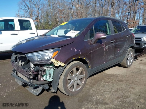 2018 Buick Encore Preferred II with VIN KL4CJBSB1JB677580, listed as a IAAI auction lot 41564573 with 151252 miles. Bid and sale history available at carsss.com. Image 2.