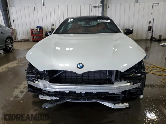 2022 BMW 8 Series 840i with VIN WBAGV4C06NCH11761, listed as a Copart auction lot 79094614 with 37,994 mi miles and Salvage title. Bid and sale history available at DreamBid. Image 5.