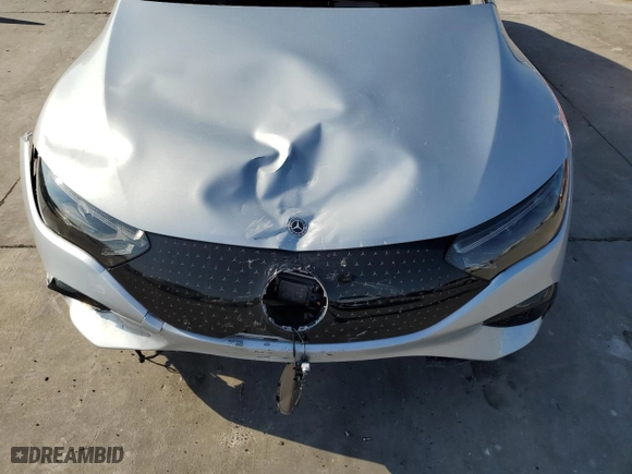 2023 Mercedes-Benz EQE with VIN W1KEG2CB1PF024928, listed as a Copart auction lot 70620384 with 0 mi miles and Salvage Title. Bid and sale history available at carsss.com. Image 12.