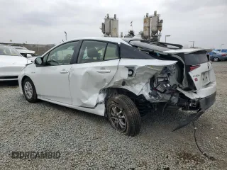 2021 Toyota Prius L Eco z VIN JTDKAMFU6M3140307, wystawiony jako Copart lot #58436795 z przebiegiem 53 151 mil mil oraz Szkoda całkowita • Salvage title. Historia ofert i sprzedaży dostępna na DreamBid. Obrazek 2.