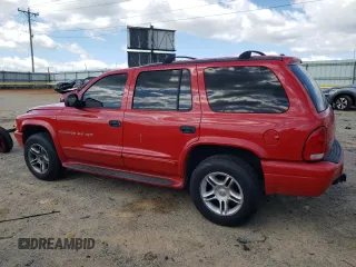 2001 Dodge Durango with VIN 1B4HS28Z71F635773, listed as a Copart auction lot 53353665 with 176,290 mi miles and Salvage Title. Bid and sale history available at carsss.com. Image 2.